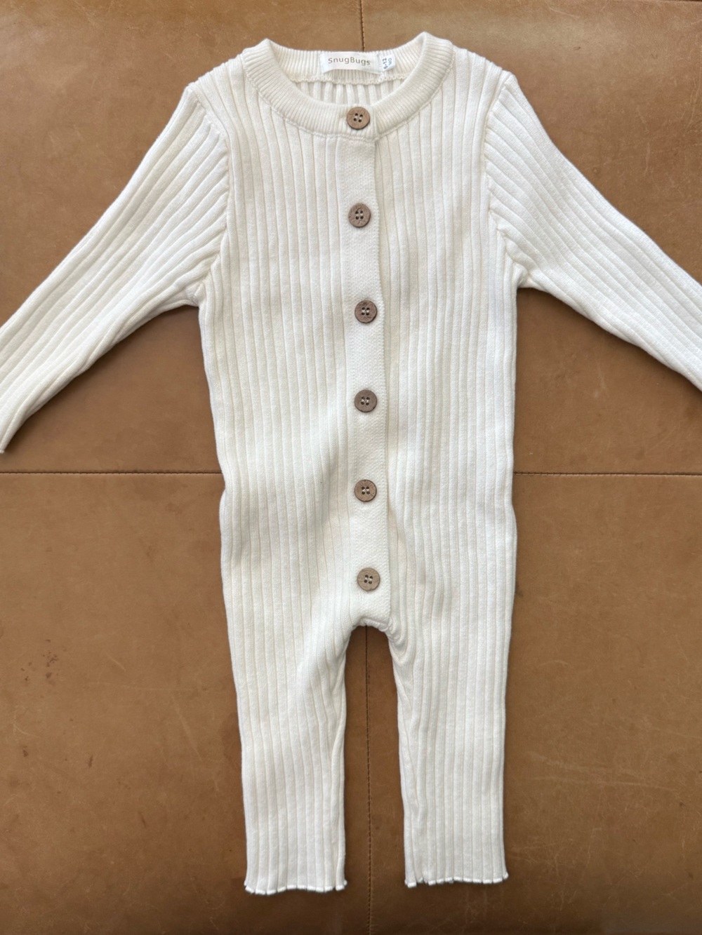 Snugbugs Organic Cotton Knit Coverall 6-12M